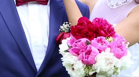 Wedding couple Stock Footage 54437695