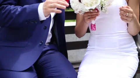 Wedding couple Stock Footage 54437717