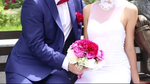 Wedding couple Stock Footage 54437721
