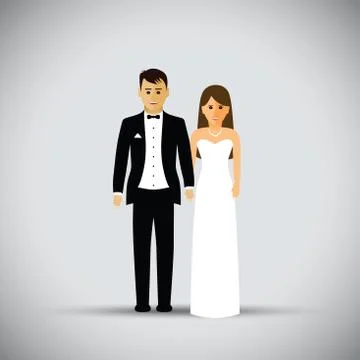 Wedding couple イラスト素材