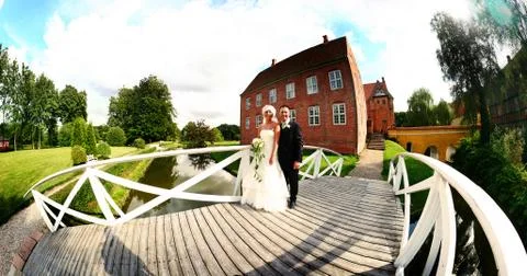 Wedding couple Stock Photos