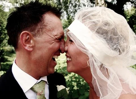 Wedding couple Stock Photos