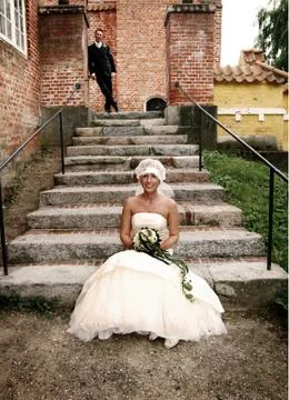 Wedding couple Stock Photos