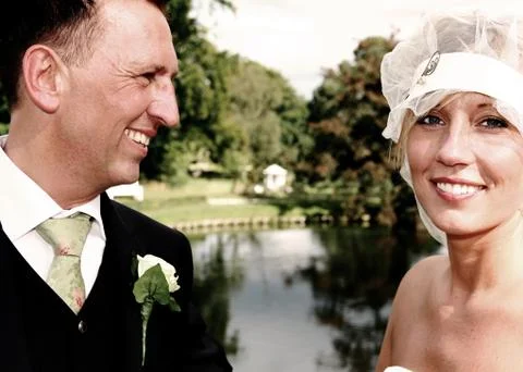 Wedding couple Stock Photos