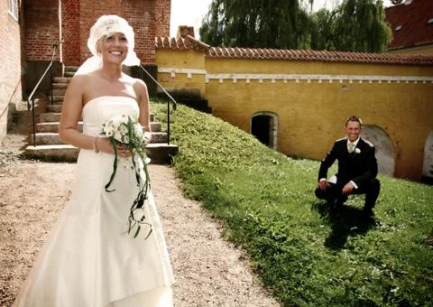 Wedding couple Stock Photos