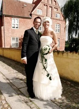 Wedding couple Stock Photos
