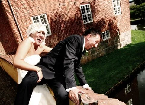 Wedding couple Stock Photos