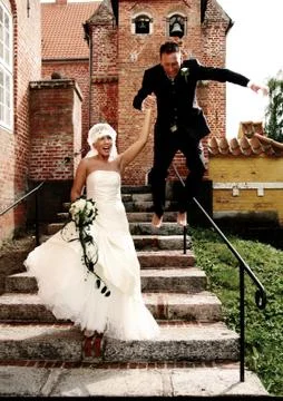 Wedding couple Stock Photos