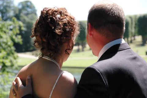 Wedding couple Stock Photos