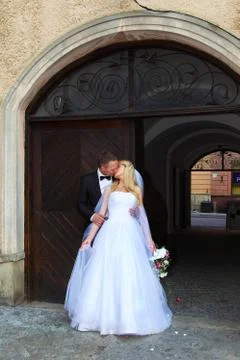 Wedding couple Stock Photos