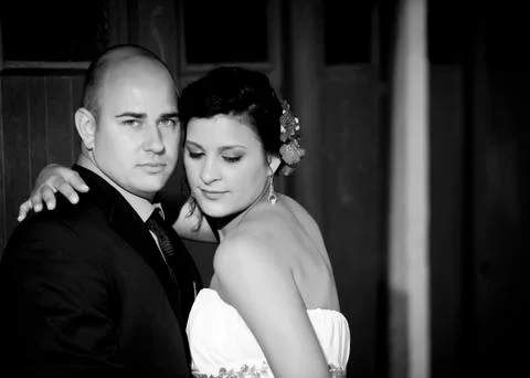 Wedding couple Stock Photos