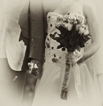 Wedding couple Stock Photos