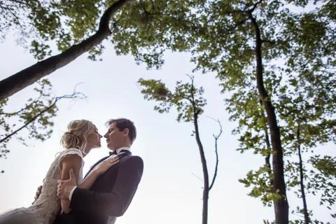 Wedding couple Stock Photos