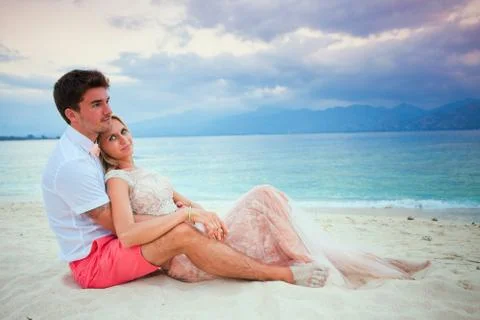 Wedding couple Stock Photos
