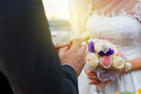 Wedding couple Stock Photos