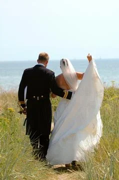 Wedding couple Stock Photos