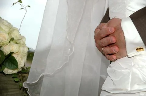 Wedding couple Stock Photos