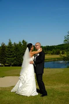 Wedding couple Stock Photos