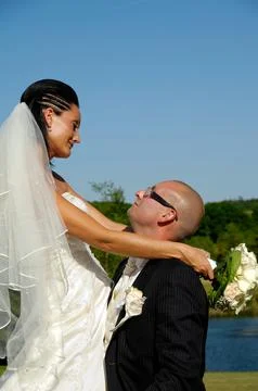 Wedding couple Stock Photos