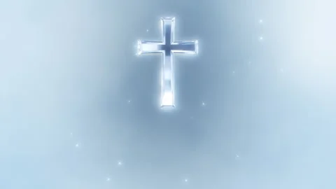Wedding Cross Background 4K Loop Crystal Clear Bright (Top) 001-2 Stock Footage 334620940