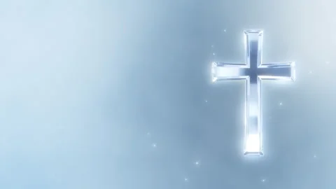 Wedding Cross Background 4K Loop Crystal Clear Bright (Right) 001-4 Stock Footage 334639317