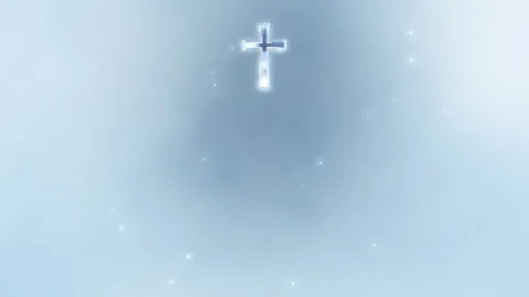 Wedding Cross Background 4K Loop Crystal Clear Bright (Small) 001-7 Stock Footage 334641456