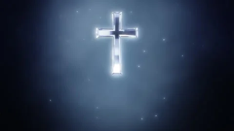 Wedding Cross Background 4K Loop Crystal Clear Deep (Top) 001-2 Stock Footage 335200229