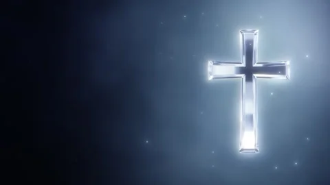Wedding Cross Background 4K Loop Crystal Clear Deep (Right) 001-4 Stock Footage 335205820