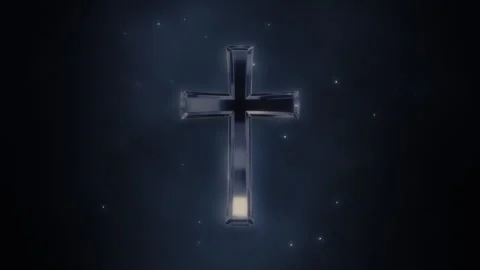 Wedding Cross Background 4K Loop Crystal Clear Deep (Darken) 001-5 Stock Footage 335207033