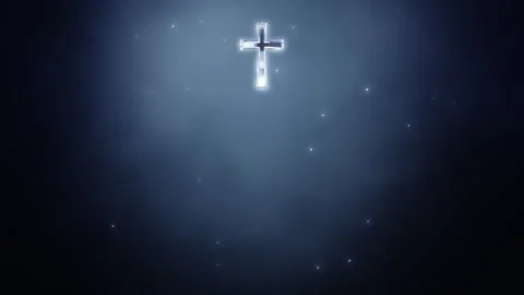Wedding Cross Background 4K Loop Crystal Clear Deep (Small) 001-7 Stock Footage 335209468
