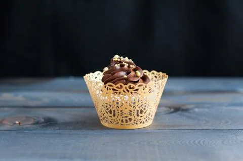 Wedding cupcake Stock Photos