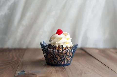 Wedding cupcake Stock Photos