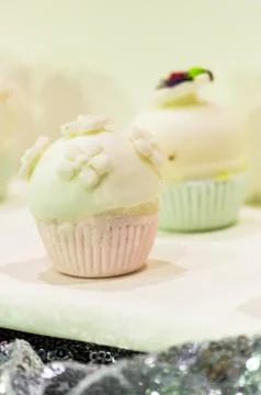 Wedding cupcakes. Stock-Fotos