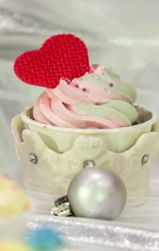 Wedding cupcakes. Stock Photos
