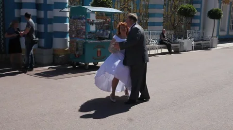 Wedding dance Stock Footage 6179017