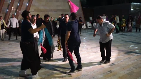 Wedding  dance Stock Footage 166534923