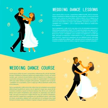 Wedding dance lessons Illustrazione stock