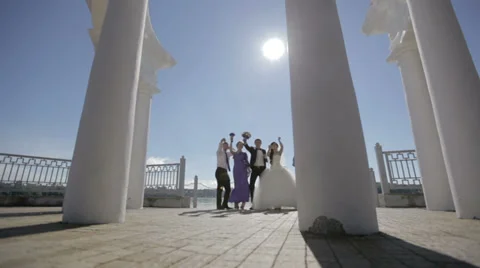 Wedding dancing Stock Footage 32476041