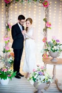 Wedding day concept Stock Photos