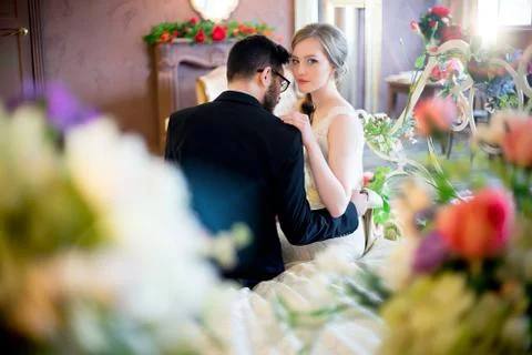 Wedding day concept Stock Photos
