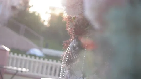 Wedding - decor 2 Stock Footage 148092424