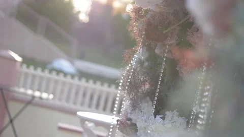 Wedding - decor 3 Stock Footage 148092434