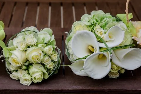 Wedding decor flowers bride Foto stock