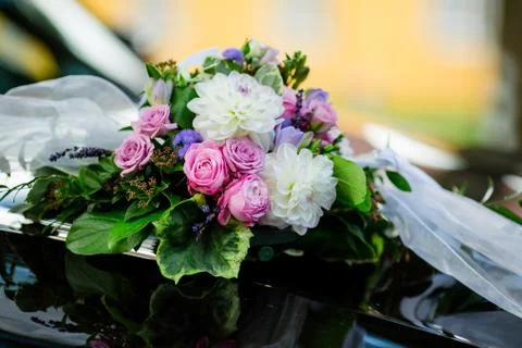 Wedding decor flowers bride Foto stock