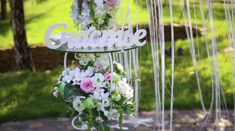 Wedding decor Stockbeeldmateriaal 44273995