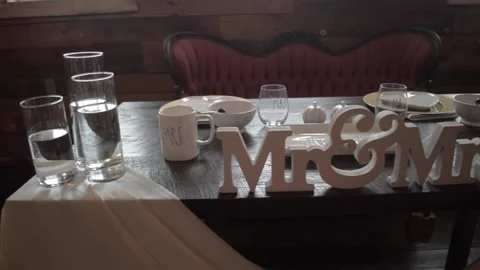 Wedding Decor Stock Footage 144190539