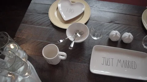 Wedding Decor Stock Footage 144190550