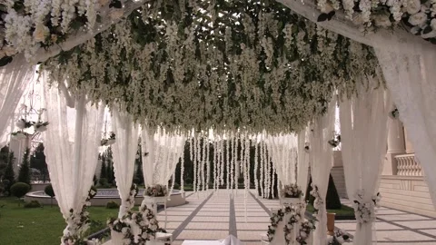 Wedding decor 스톡 동영상 168796284