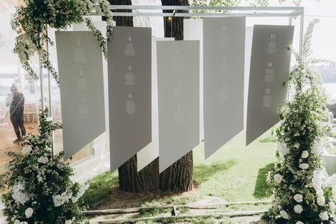 Wedding decor idea Stock Photos