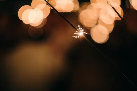 Wedding decor ideas firework Stock Photos